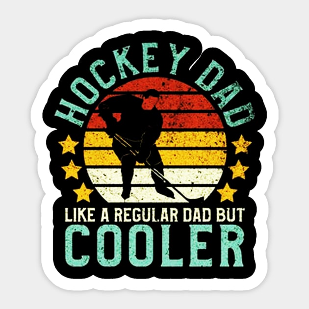 Ice Hockey Dad Sticker by rosposaradesignart